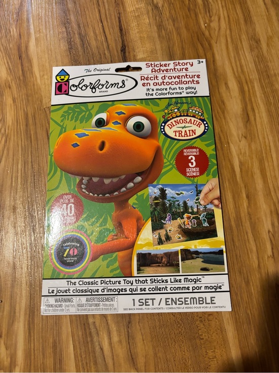 Other - Colorforms Dinosaur Train Sticker Story Adventure Activity Set NEW